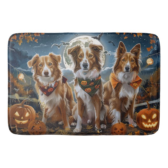 Tapete De Banheiro Nóva Escócia Halloween Assustador (Frente)
