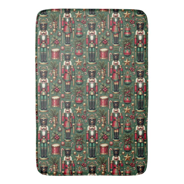 Tapete De Banheiro Nozes Nozes Pattern Bath Mat (Frente Vertical)