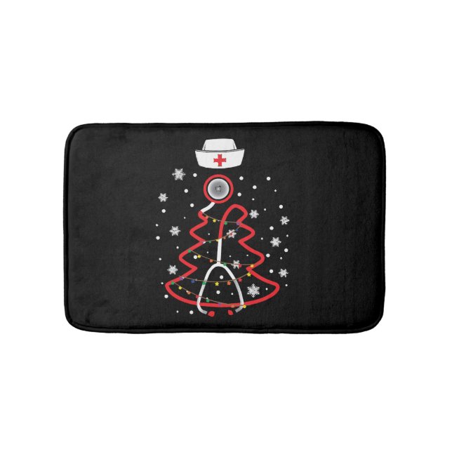 Tapete De Banheiro NUrse, Feliz Natal (frente)