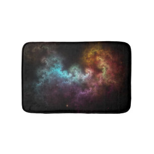 Tapete De Banheiro Nuvem de Poeira de Nebula Escuro CRQENH