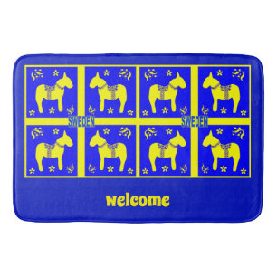 Tapete De Banheiro o design escandinavo, cavalo sueco, personaliza,