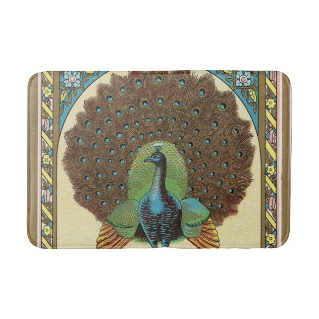 Tapete De Banheiro O Grande Pavão (Frente)