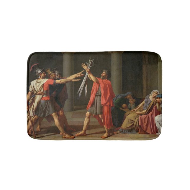 Tapete De Banheiro O juramento de Horatii, 1784 (frente)