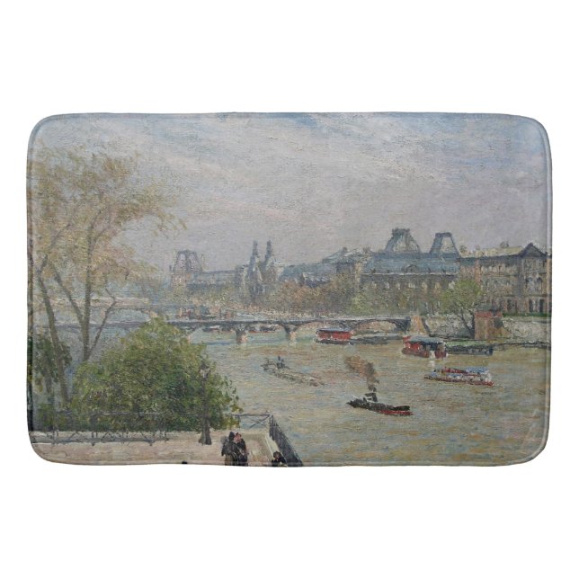 Tapete De Banheiro O Louvre, Primavera Camille Pissarro (Frente)