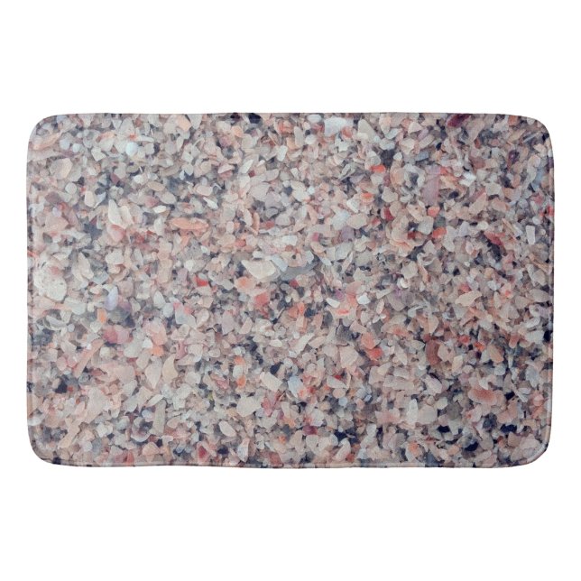 Tapete De Banheiro O mar esmagado descasca a praia (Frente)