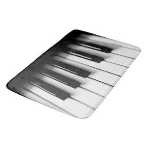 Tapete De Banheiro O piano fecha a esteira de banho