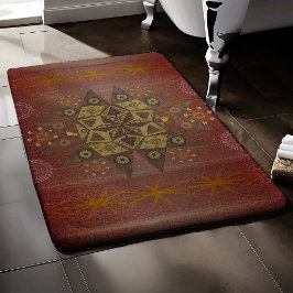 Tapete De Banheiro O protetor da retidão do Geo tantrum mandala