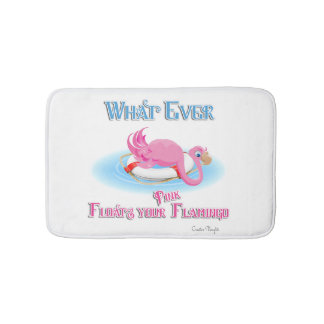 Tapete De Banheiro O Que Flutuar Seu Flamingo Rosa