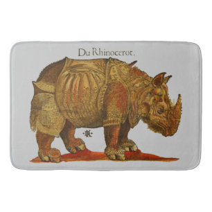 Tapete De Banheiro O rinoceronte de Durer