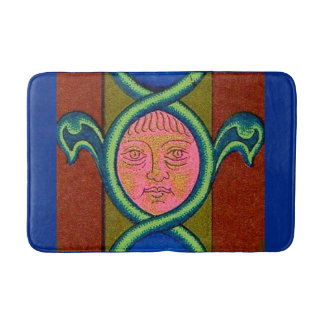 Tapete De Banheiro O século XVI encontrou face impressão