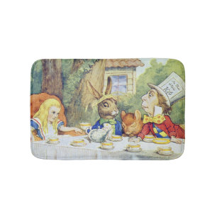 Tapete De Banheiro O tea party do Hatter louco