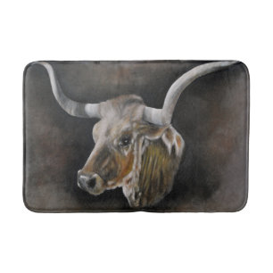 Tapete De Banheiro O Texas Longhorn