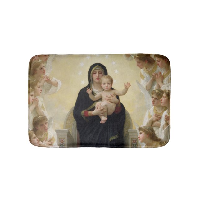 Tapete De Banheiro O Virgin com Anjo, 1900 (frente)