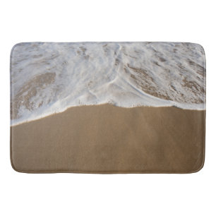 Tapete De Banheiro Ocean Whitewash em Praia Bathroom Mat