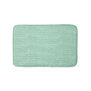 Tapete De Banheiro Olhar da malha do Weave do verde de Seafoam