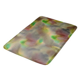 Tapete De Banheiro Olho de vidro em vermelho e verde limão em tons de