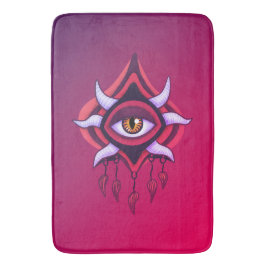 Tapete De Banheiro Olho Demônio Roxo - Arte oculta gótica