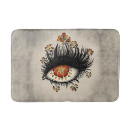 Tapete De Banheiro Olho Estranho Da Arte Digital De Lava