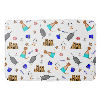Tapete De Banheiro Oliver The Otter Summer Beach Vacntern