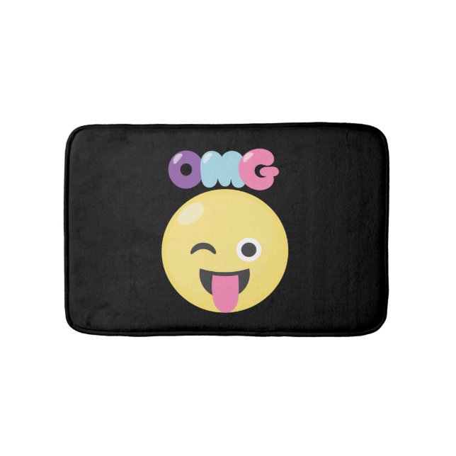 Tapete De Banheiro OMG Emoji (frente)