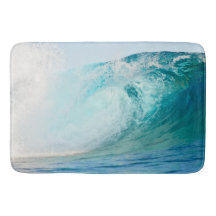 Onda azul do oceano Pacífico fresco quebrando