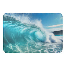 Onda Poderosa do Oceano Azul