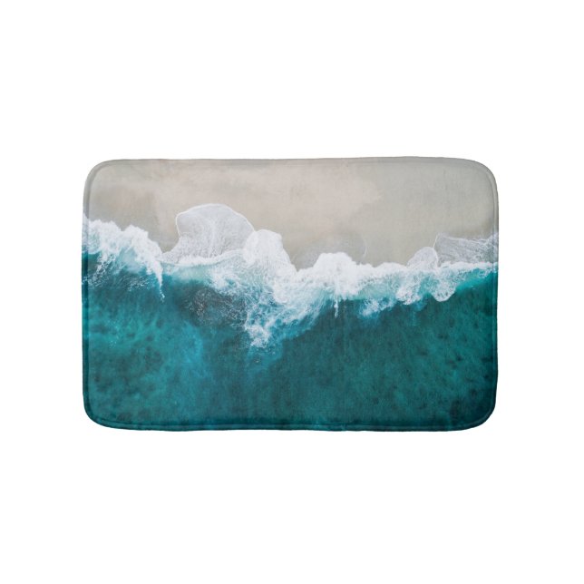 Tapete De Banheiro Ondas marítimas - Costa das Maldivas (frente)