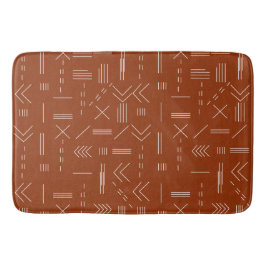 Tapete De Banheiro Orange Terracotta Gorgeous - Padrão Geométrico