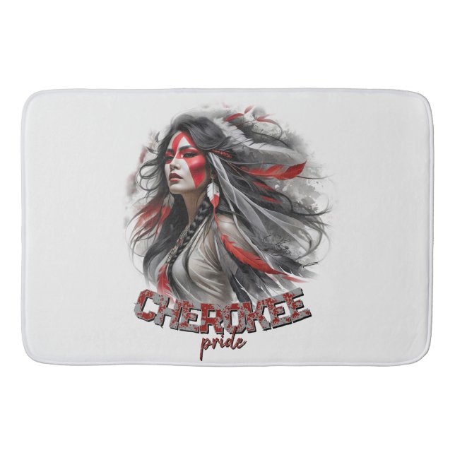 Tapete De Banheiro Orgulho Cherokee (Frente)