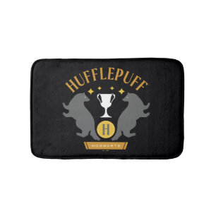 Tapete De Banheiro Orgulho da Casa HUFFLEPUFF™ com Gráfico de Texugo 
