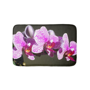 Tapete De Banheiro Orquídeas Rosa