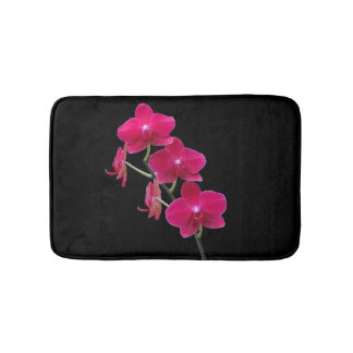 Tapete De Banheiro Orquídeas Vermelhas Elegantes Cortam Rugs