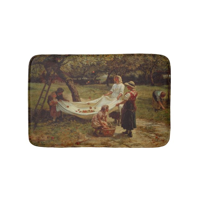 Tapete De Banheiro Os recolectores de Apple, 1880 (frente)