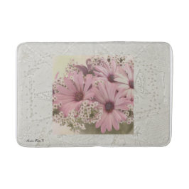 Tapete De Banheiro Osteosperno Bath Mat Rosa