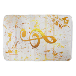 Tapete De Banheiro Ouro Harmonia Caos Musicais