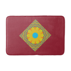 Tapete De Banheiro Ouro Red African Traditional Bath Mats