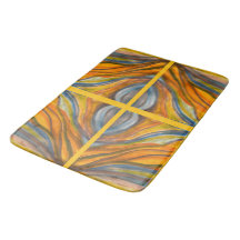 Ouro Yellow Desert inspiration Bath mat