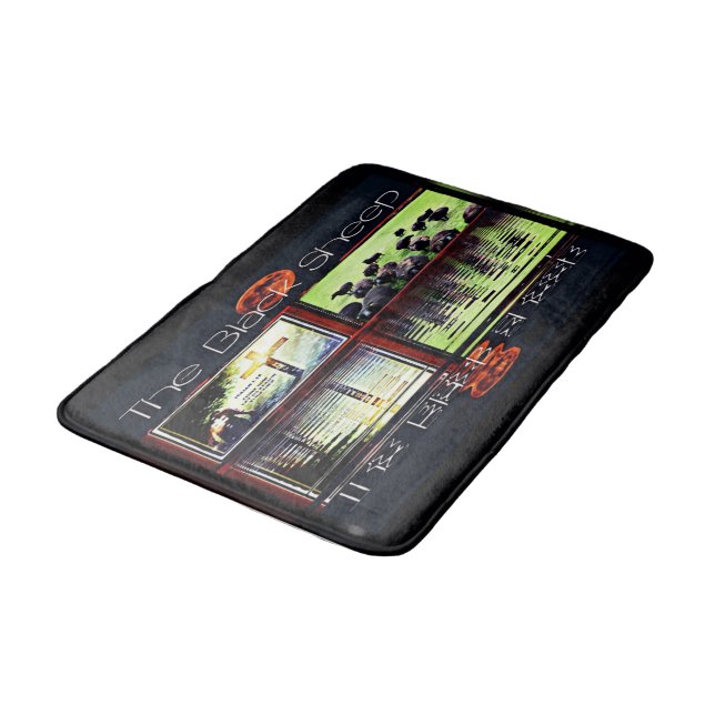 Tapete De Banheiro Ovelha Negra (Angulado)