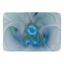 Ovinas de Pé, Fractal Turquesa Azul Abstrato