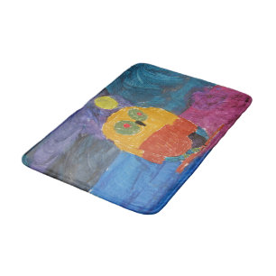 Tapete De Banheiro Owl Bird "Art by Kids"