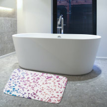 Padrão abstrato Terrazzo Mosaico rosa e azul