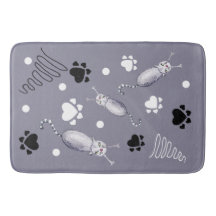Padrão Aquarela Gatos e Patas