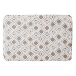 Tapete De Banheiro Padrão Aztec Geométrico Tribal Neutral Boho Soft