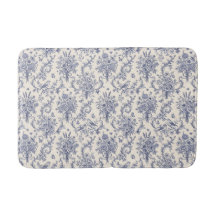 Padrão Azul Toile de Jouy Francês Country Vintage 