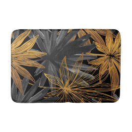 Tapete De Banheiro Padrão contínuo floral estético