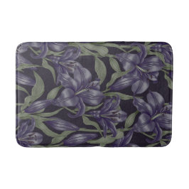 Tapete De Banheiro Padrão contínuo floral estético