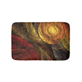 Tapete De Banheiro Padrão de Abstrato de Arte Floral Moderna da Flor 