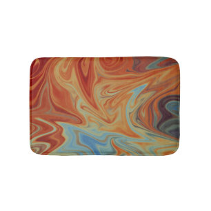 Tapete De Banheiro Padrão de abstrato de fluido