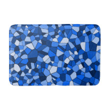 Padrão de Abstrato de mosaico azul moderno