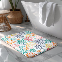 Padrão de abstrato flores coloridas